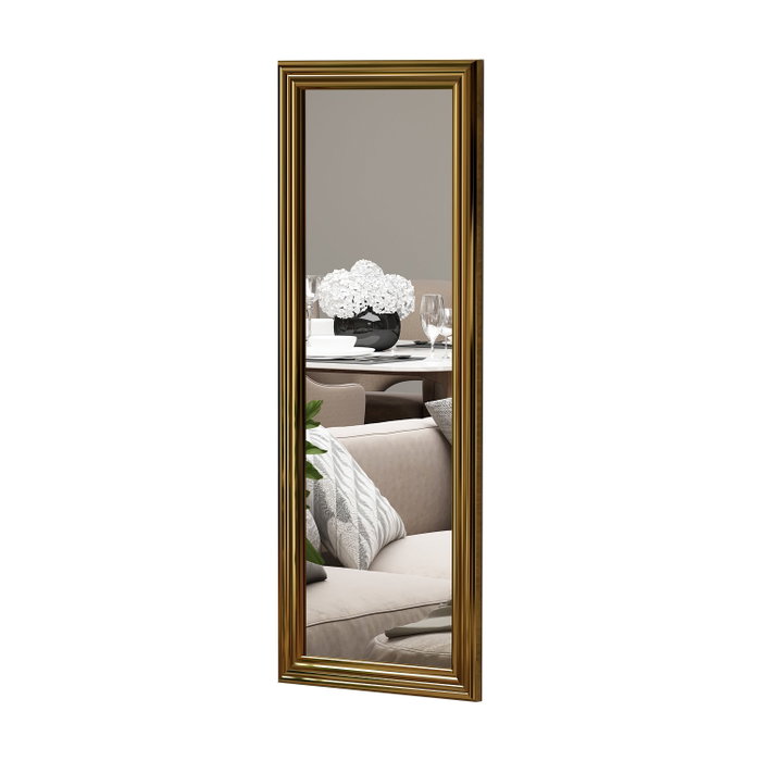 Hanah Home Espejo de muelle con marco dorado Smooth - Gold Hanah Home Espejo de muelle con marco dorado Smooth - Gold